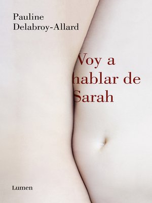 cover image of Voy a hablar de Sarah